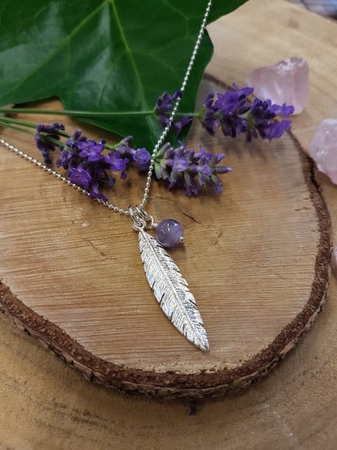 Zilveren hanger 'Veer' groot - Afbeelding 5